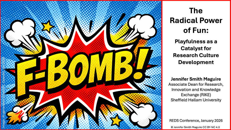 A comic book art-style explosion with the word ‘F-Bomb’